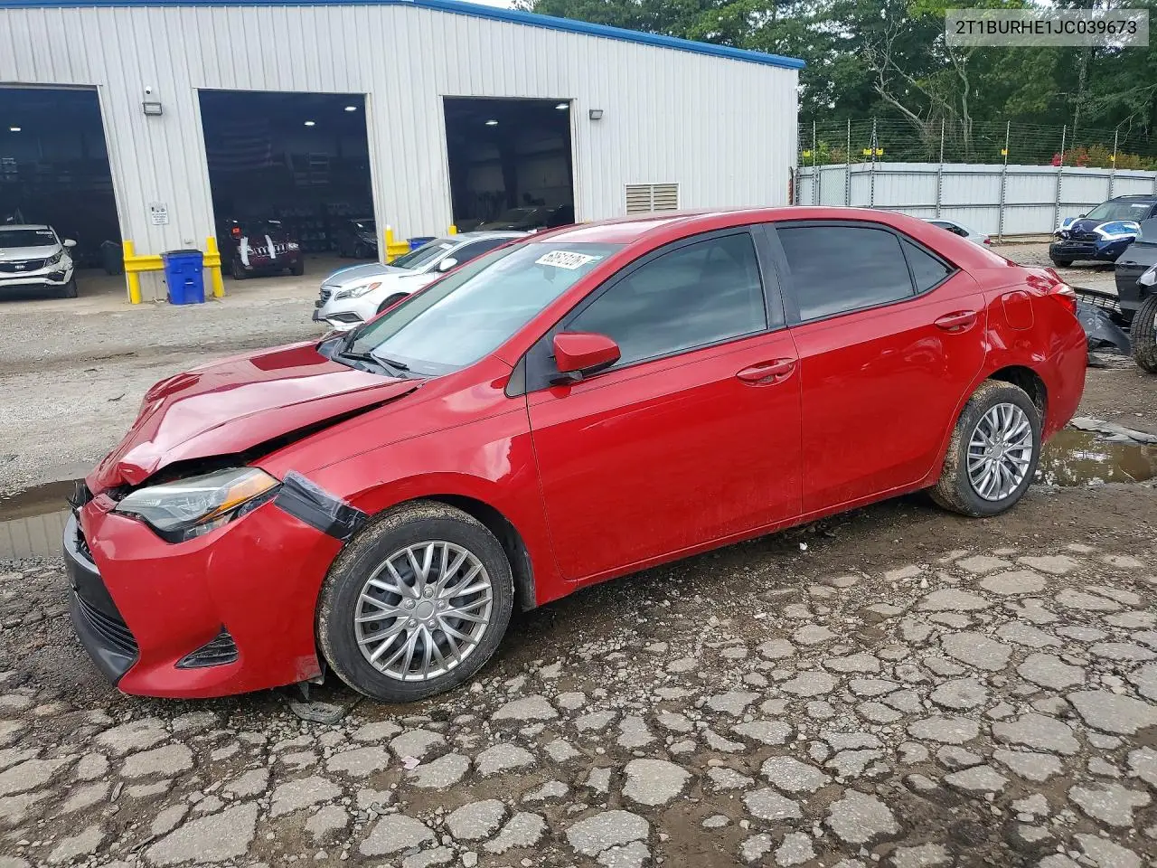 2018 Toyota Corolla Le VIN: 2T1BURHE1JC039673 Lot: 60613126