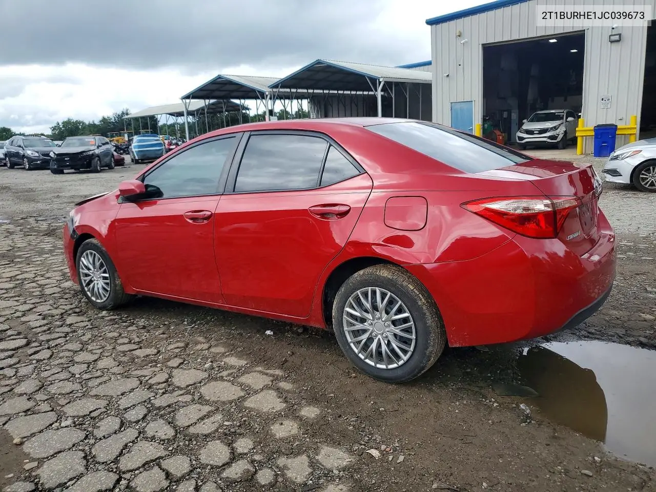 2018 Toyota Corolla Le VIN: 2T1BURHE1JC039673 Lot: 60613126