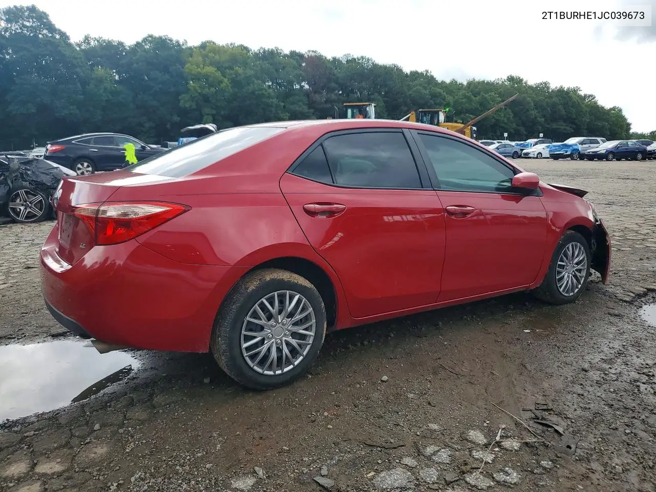 2018 Toyota Corolla Le VIN: 2T1BURHE1JC039673 Lot: 60613126