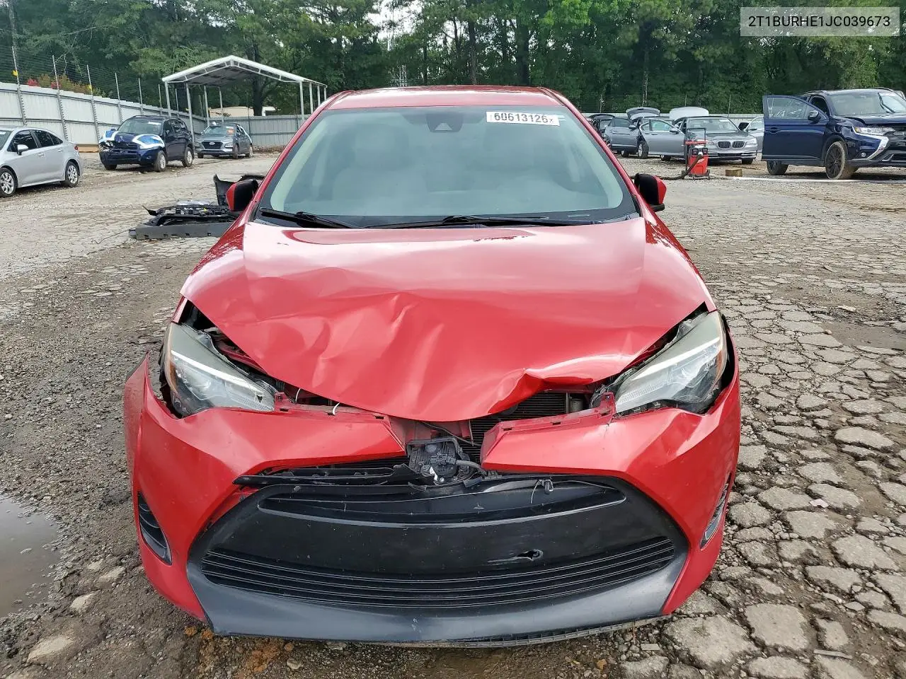 2018 Toyota Corolla Le VIN: 2T1BURHE1JC039673 Lot: 60613126