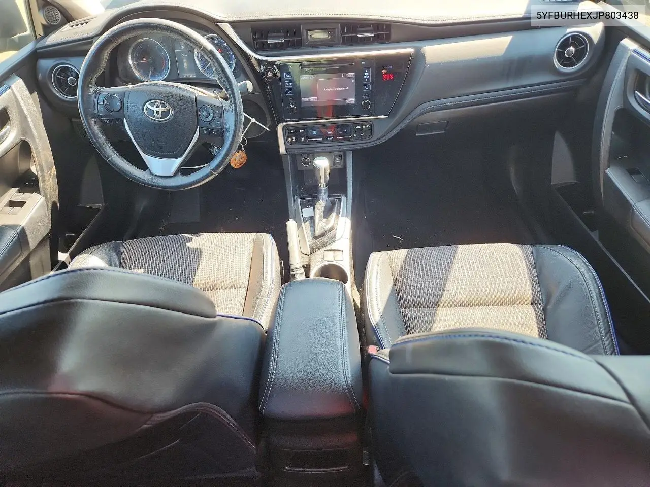 2018 Toyota Corolla Se VIN: 5YFBURHEXJP803438 Lot: 61401726