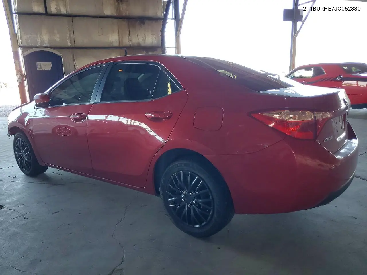 2018 Toyota Corolla Le VIN: 2T1BURHE7JC052380 Lot: 61636486