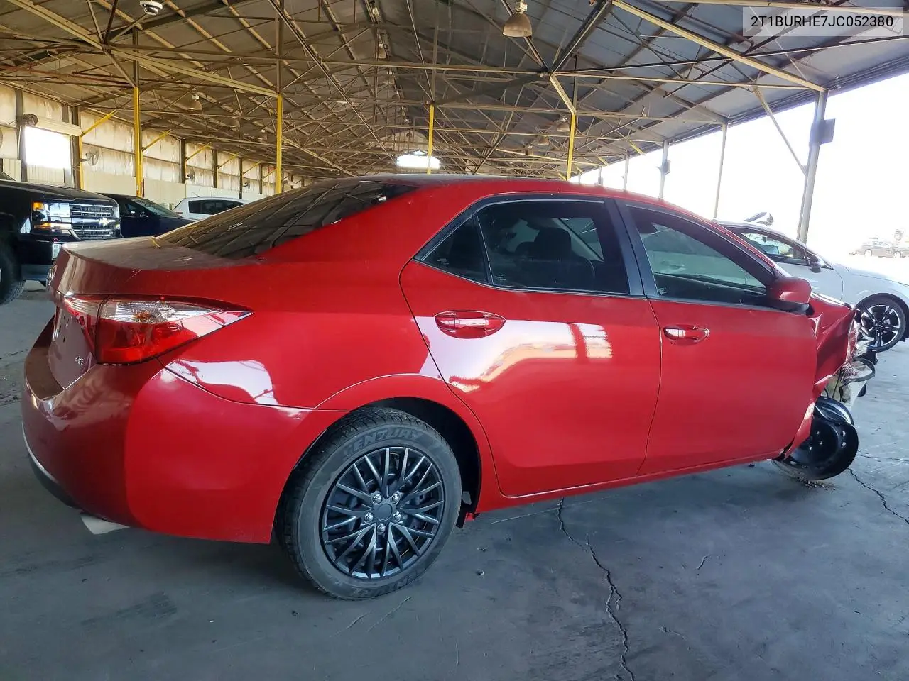 2018 Toyota Corolla Le VIN: 2T1BURHE7JC052380 Lot: 61636486