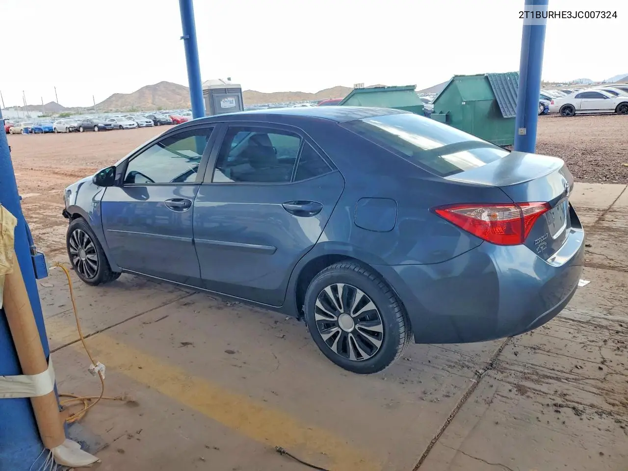 2018 Toyota Corolla Le VIN: 2T1BURHE3JC007324 Lot: 61743906
