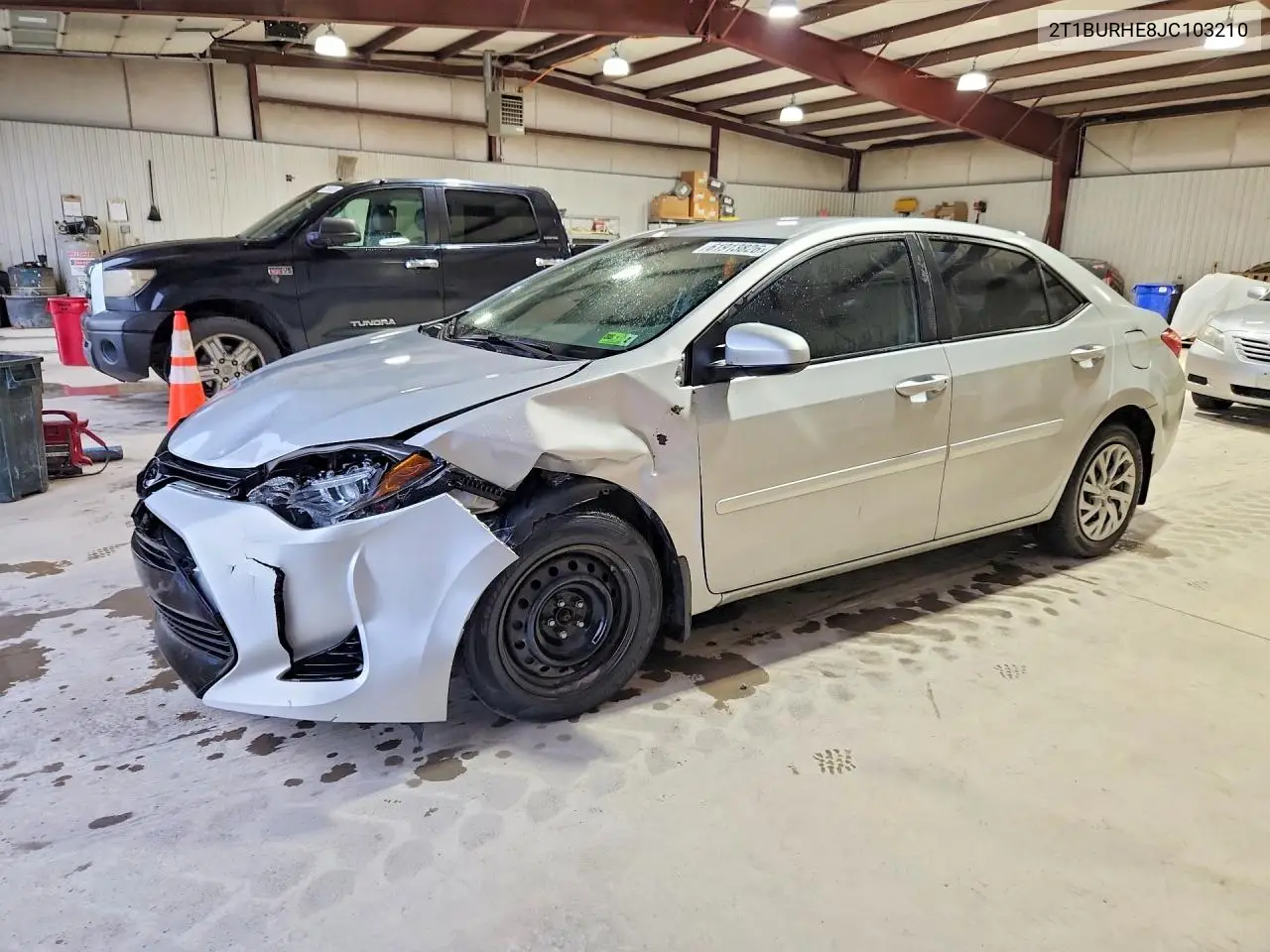 2018 Toyota Corolla Le VIN: 2T1BURHE8JC103210 Lot: 61913826