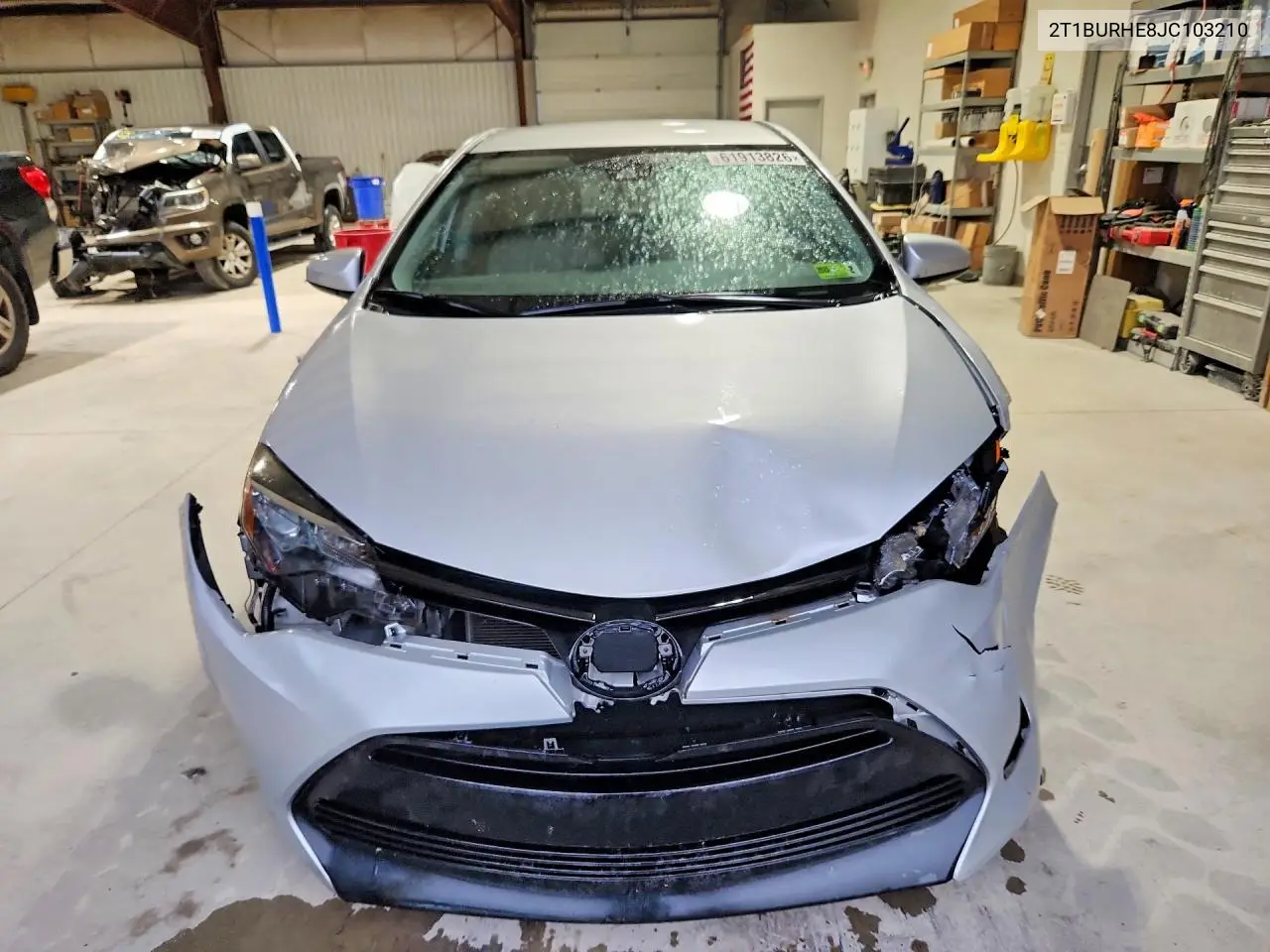 2018 Toyota Corolla Le VIN: 2T1BURHE8JC103210 Lot: 61913826