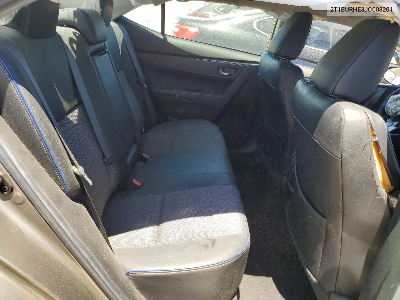2018 Toyota Corolla Se VIN: 2T1BURHE3JC008201 Lot: 61982856