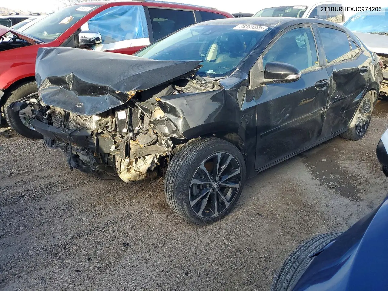 2T1BURHEXJC974206 2018 Toyota Corolla Se