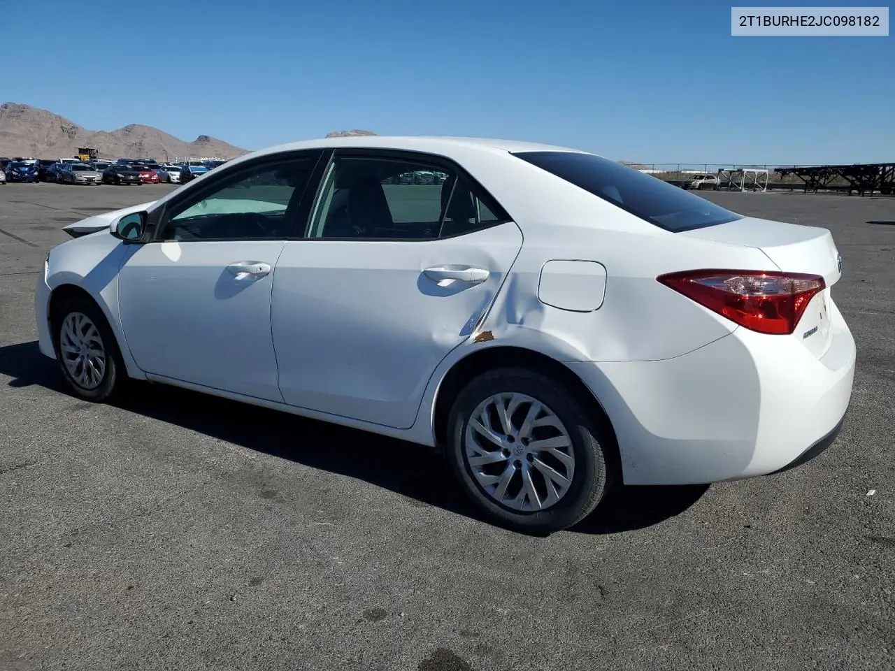 2T1BURHE2JC098182 2018 Toyota Corolla L