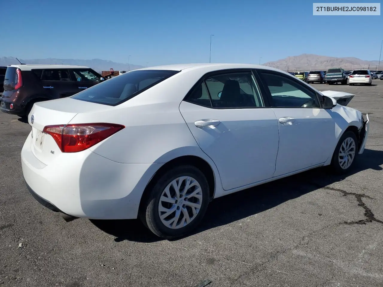 2T1BURHE2JC098182 2018 Toyota Corolla L