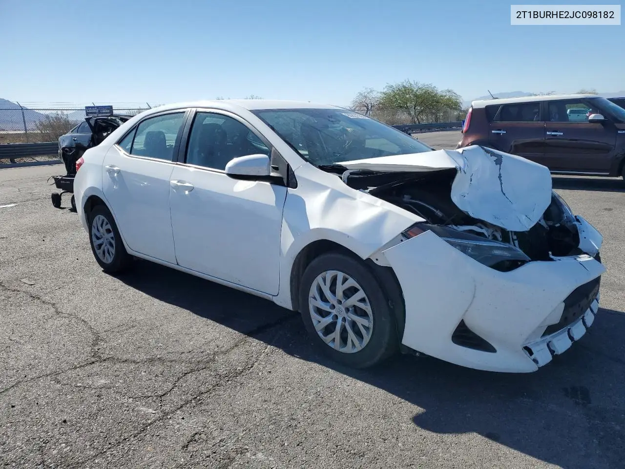 2T1BURHE2JC098182 2018 Toyota Corolla L