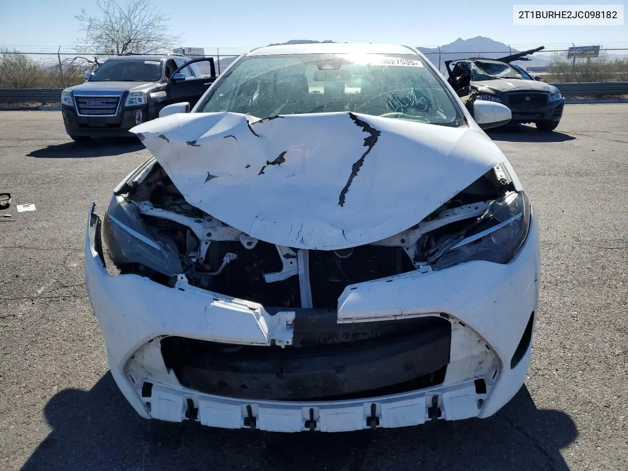 2T1BURHE2JC098182 2018 Toyota Corolla L
