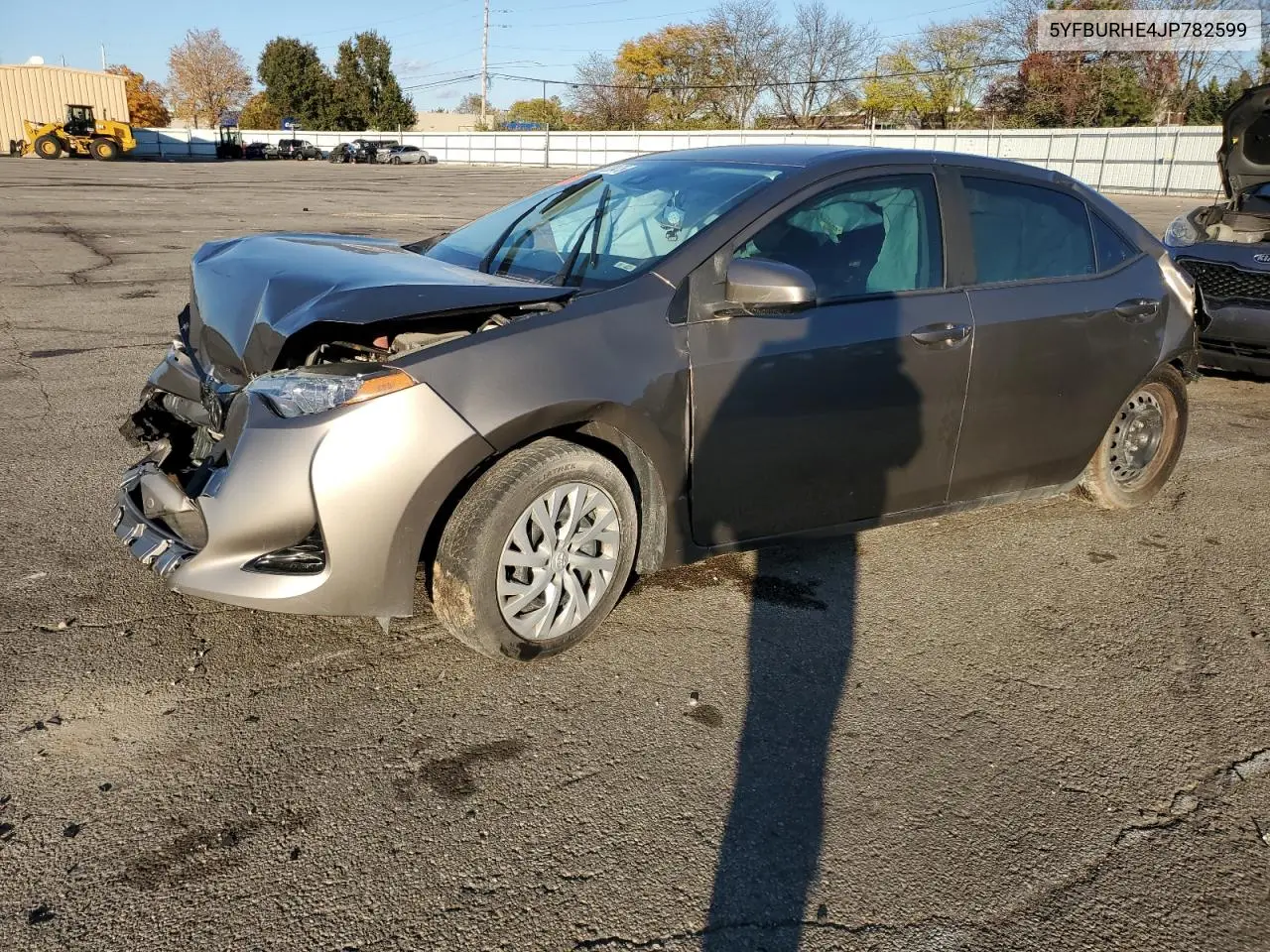 5YFBURHE4JP782599 2018 Toyota Corolla L