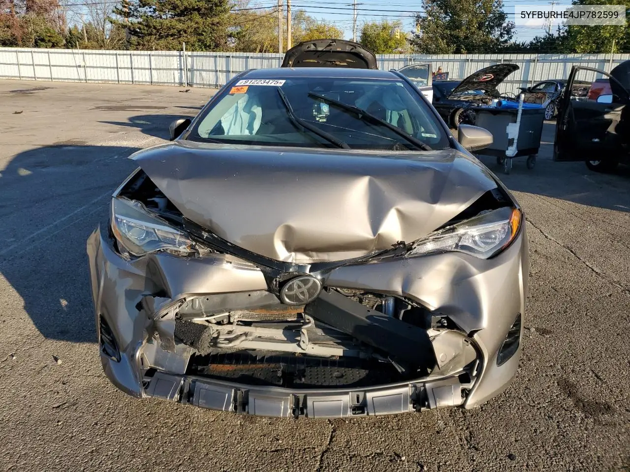 5YFBURHE4JP782599 2018 Toyota Corolla L