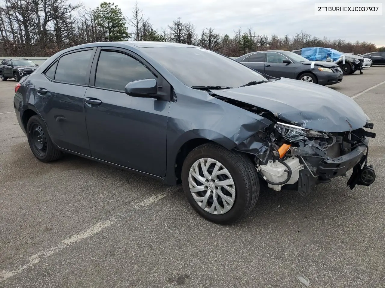 2T1BURHEXJC037937 2018 Toyota Corolla L