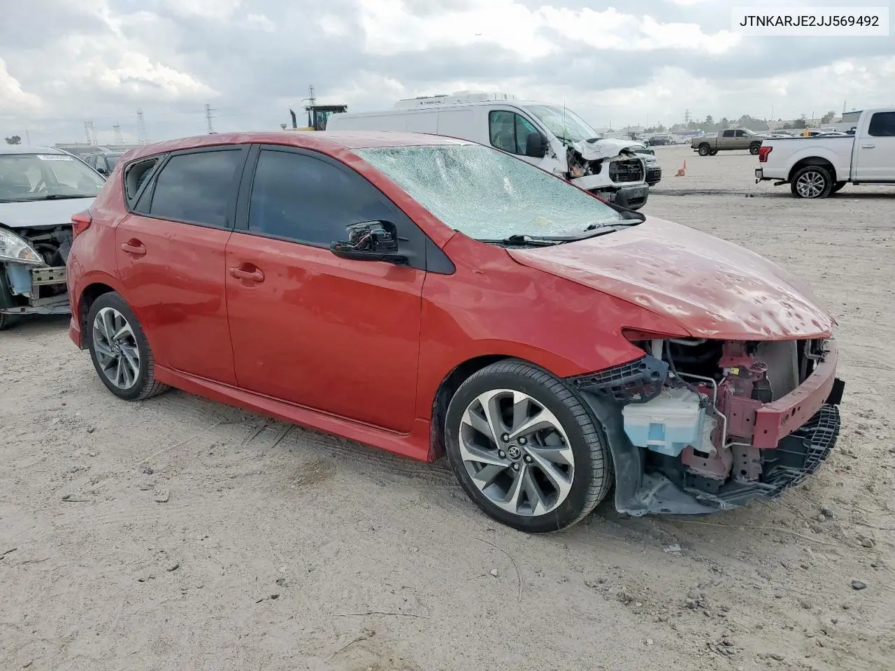 JTNKARJE2JJ569492 2018 Toyota Corolla Im