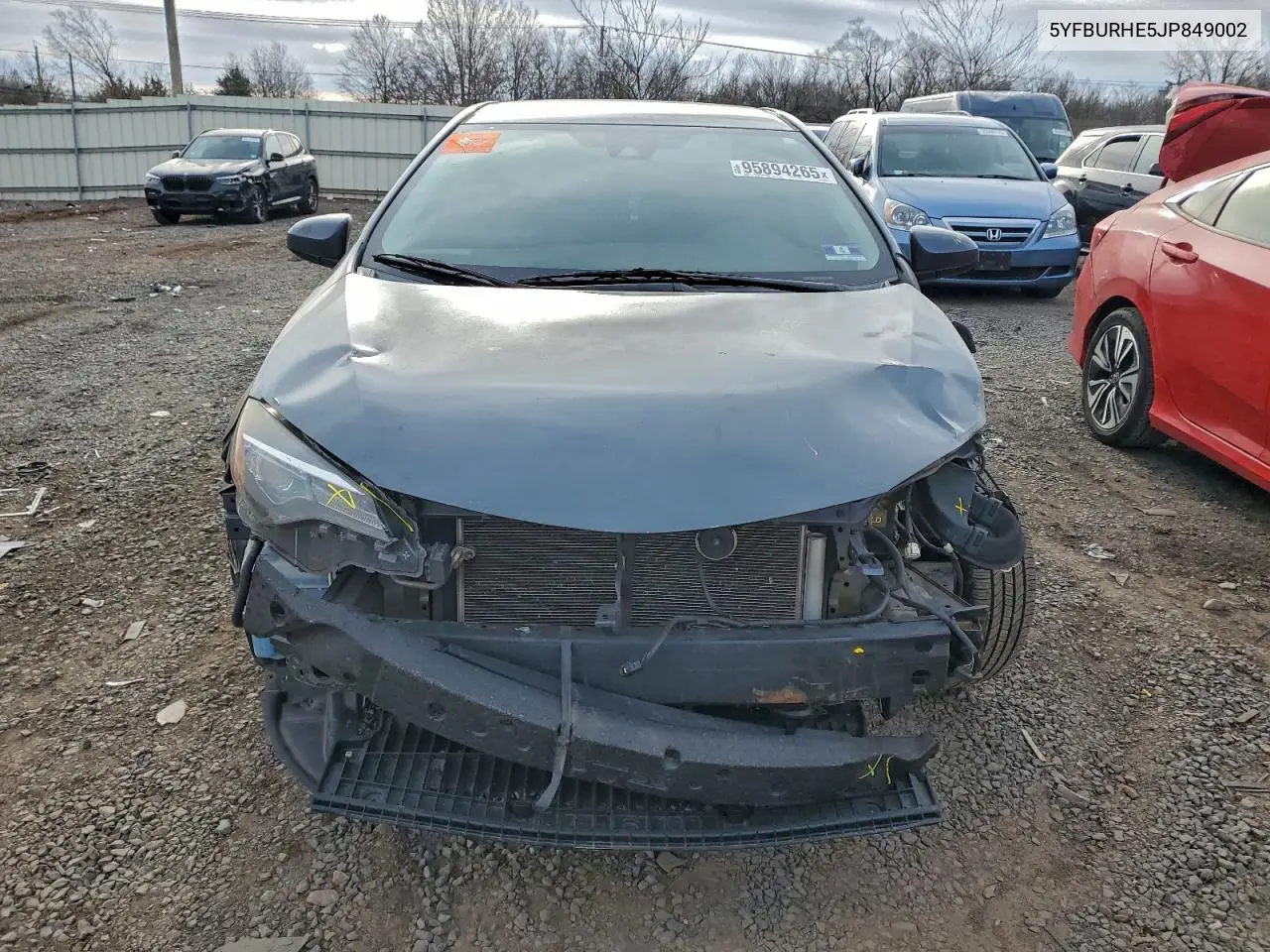 5YFBURHE5JP849002 2018 Toyota Corolla L