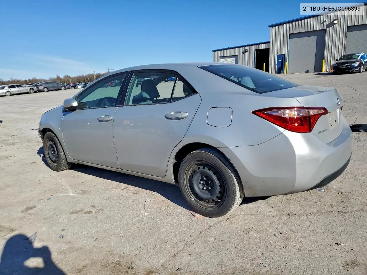 2T1BURHE6JC096399 2018 Toyota Corolla L