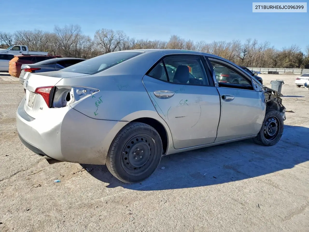 2T1BURHE6JC096399 2018 Toyota Corolla L
