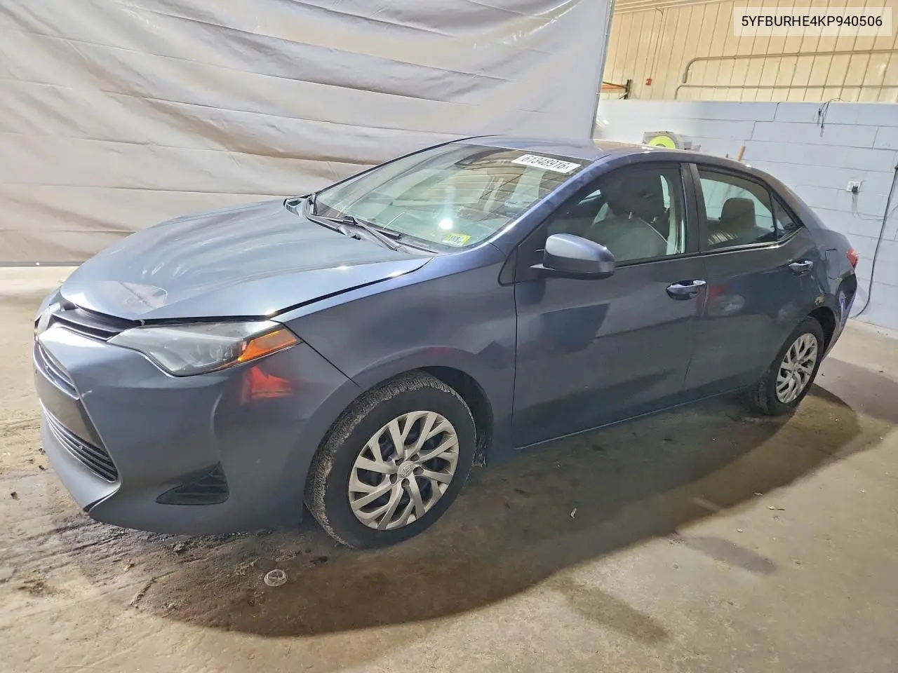 2019 Toyota Corolla Le VIN: 5YFBURHE4KP940506 Lot: 61348916