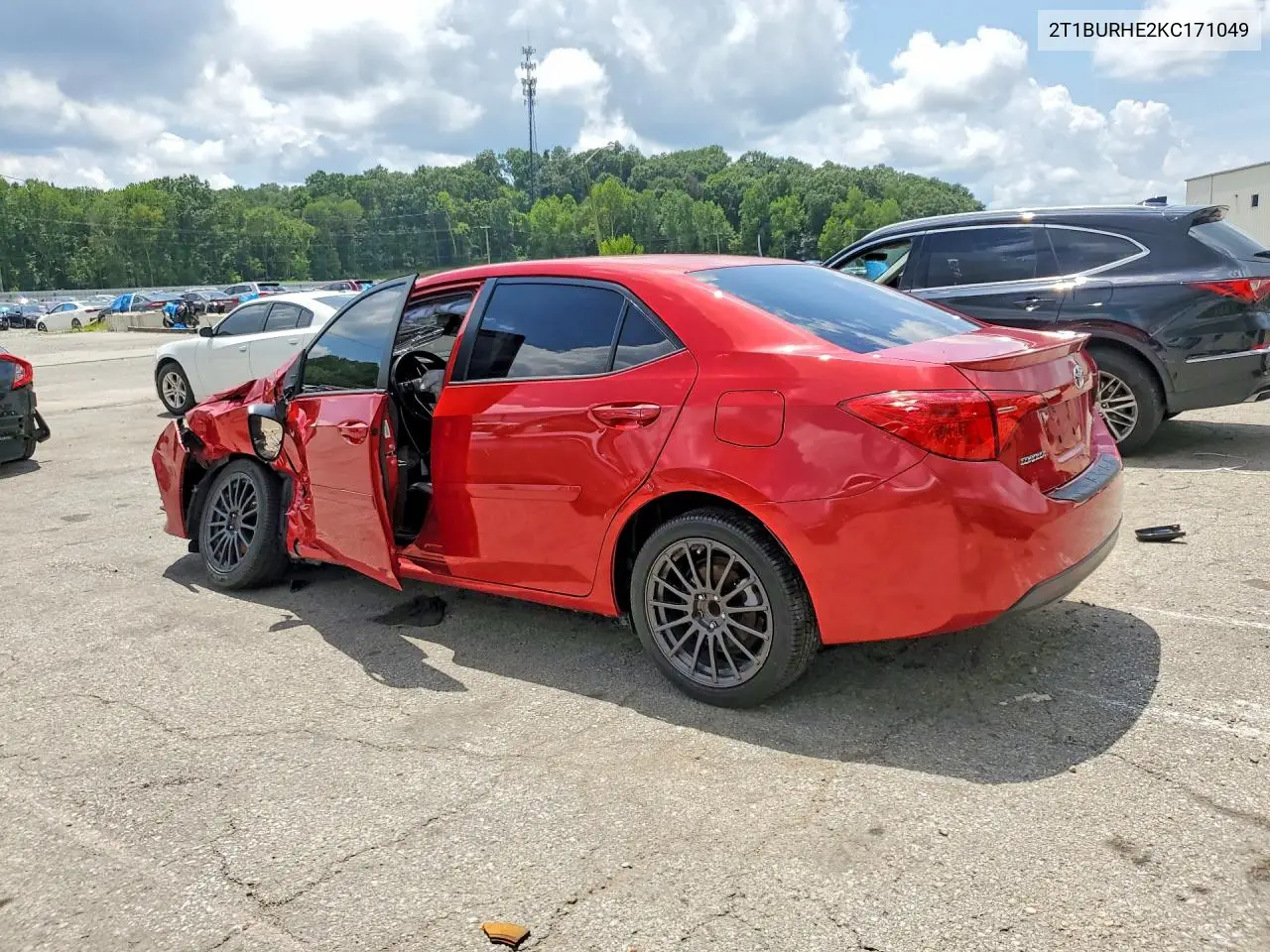 2019 Toyota Corolla Se VIN: 2T1BURHE2KC171049 Lot: 61405666