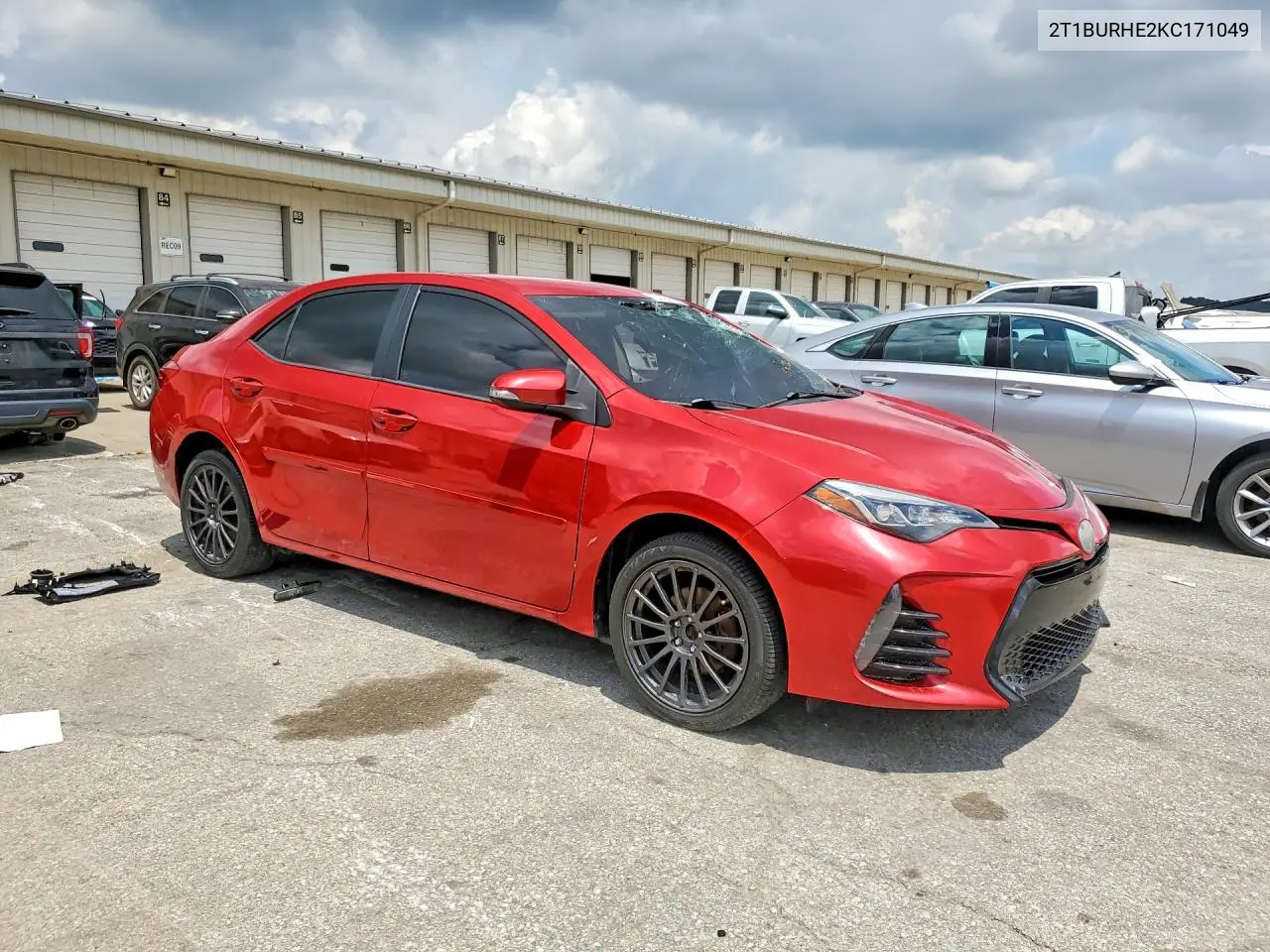 2019 Toyota Corolla Se VIN: 2T1BURHE2KC171049 Lot: 61405666