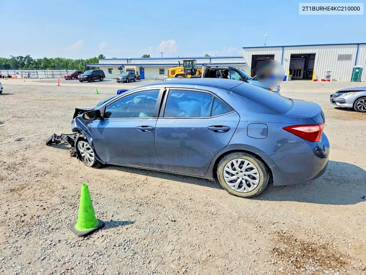 2019 Toyota Corolla Le VIN: 2T1BURHE4KC210000 Lot: 61585556