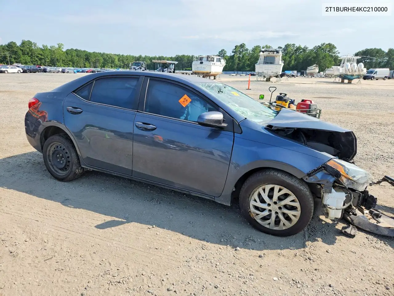 2019 Toyota Corolla Le VIN: 2T1BURHE4KC210000 Lot: 61585556