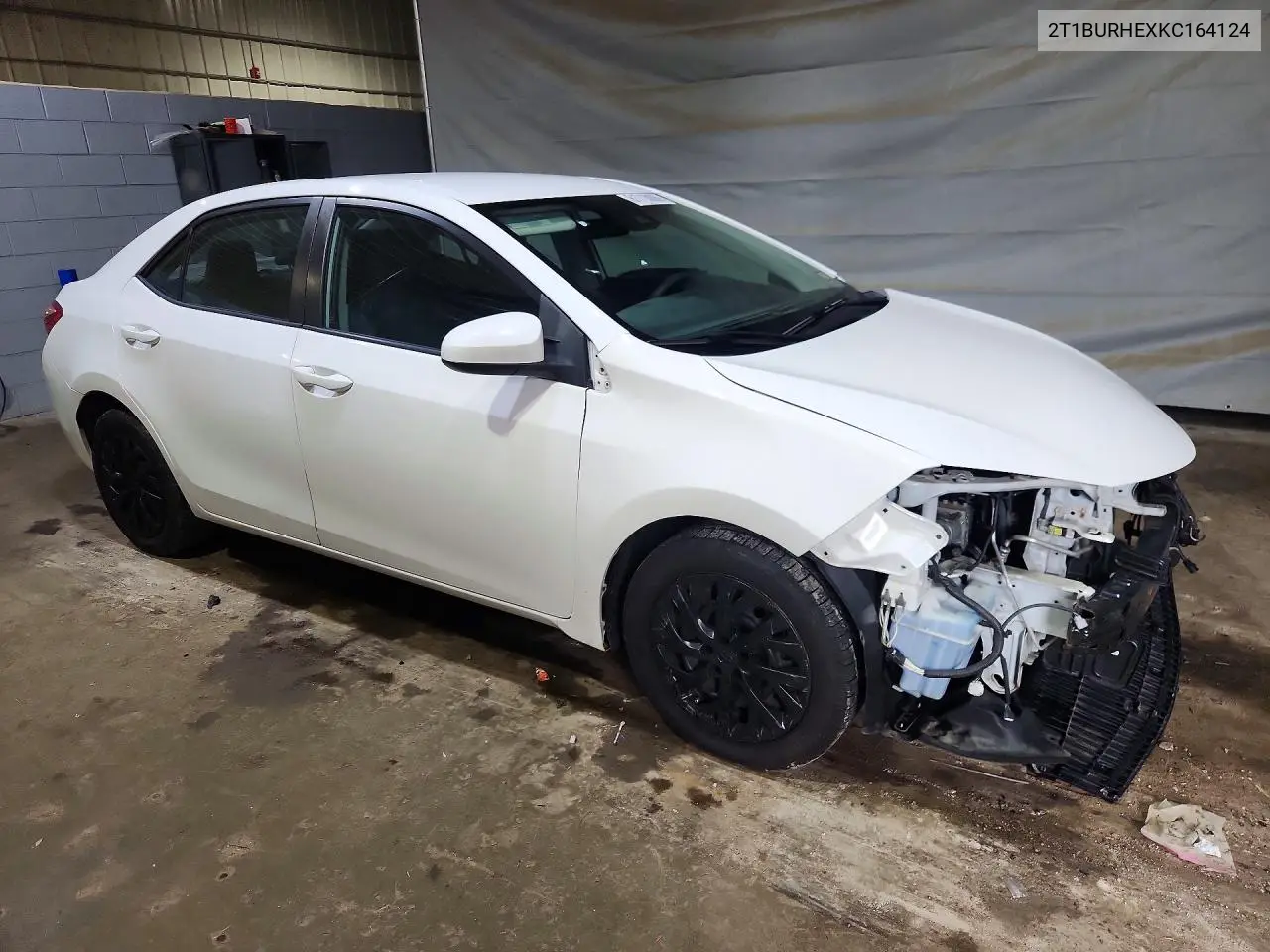 2019 Toyota Corolla Le VIN: 2T1BURHEXKC164124 Lot: 61718806