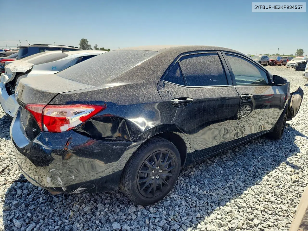 2019 Toyota Corolla Le VIN: 5YFBURHE2KP934557 Lot: 62081206