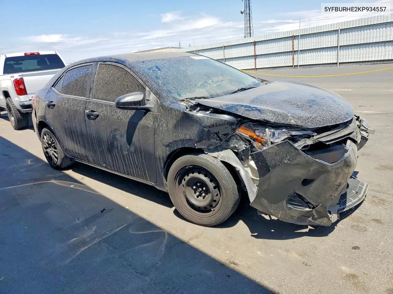 2019 Toyota Corolla Le VIN: 5YFBURHE2KP934557 Lot: 62081206