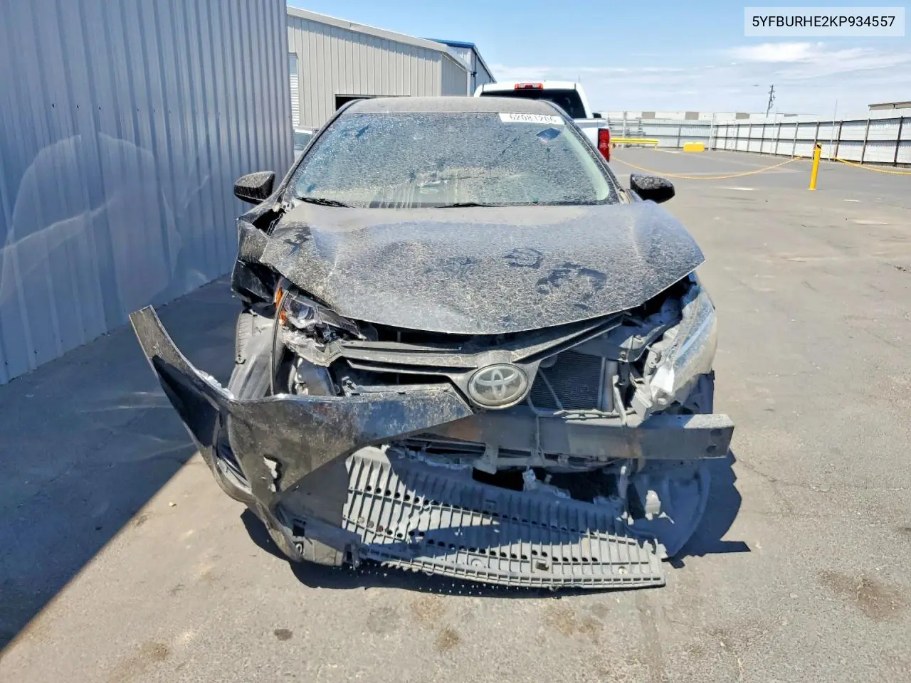 2019 Toyota Corolla Le VIN: 5YFBURHE2KP934557 Lot: 62081206