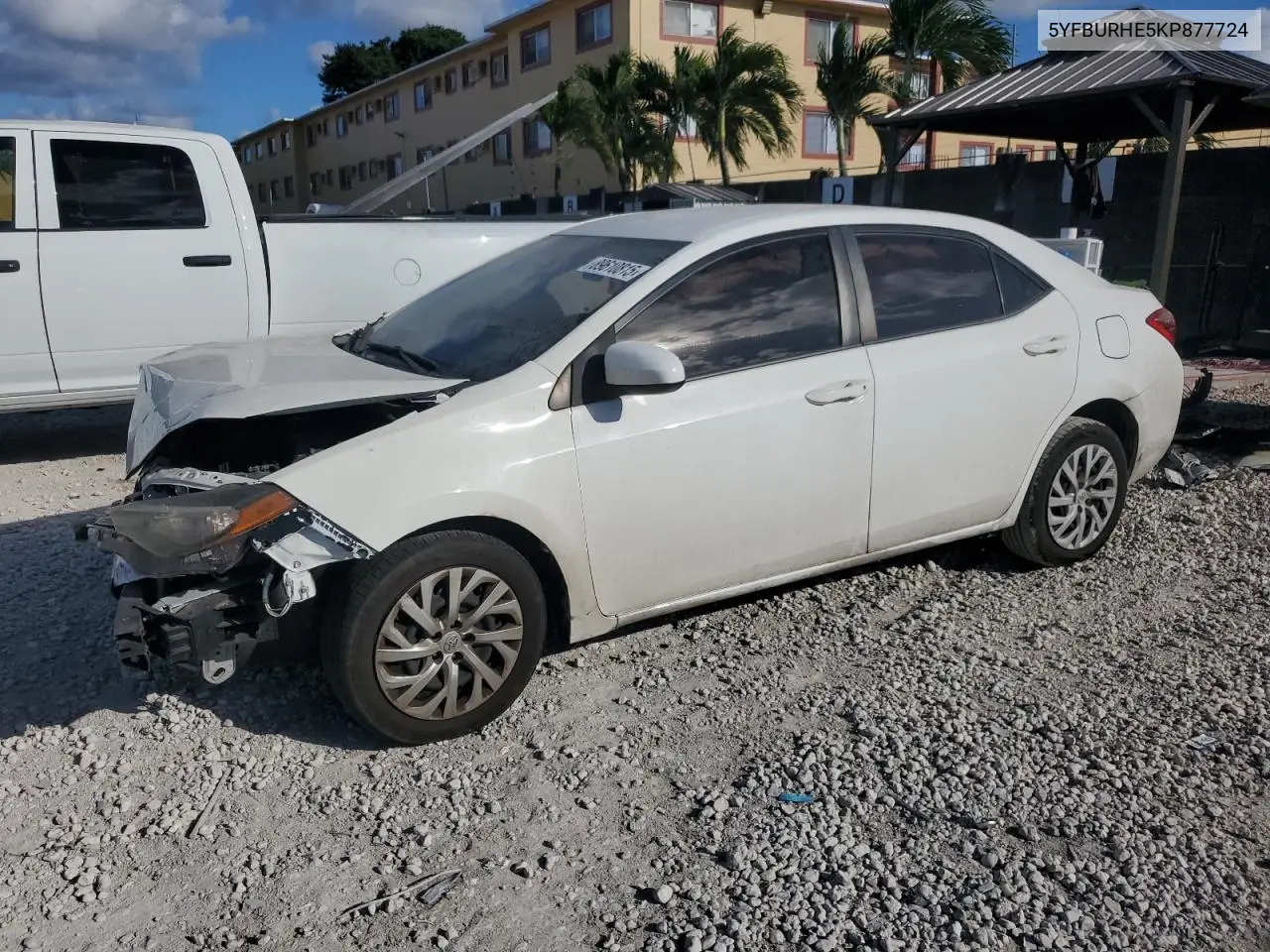 5YFBURHE5KP877724 2019 Toyota Corolla Le
