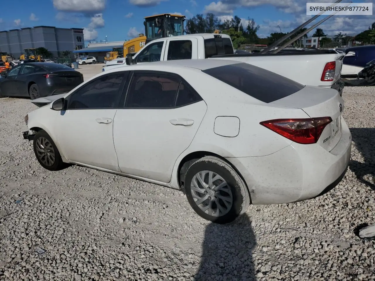 5YFBURHE5KP877724 2019 Toyota Corolla Le