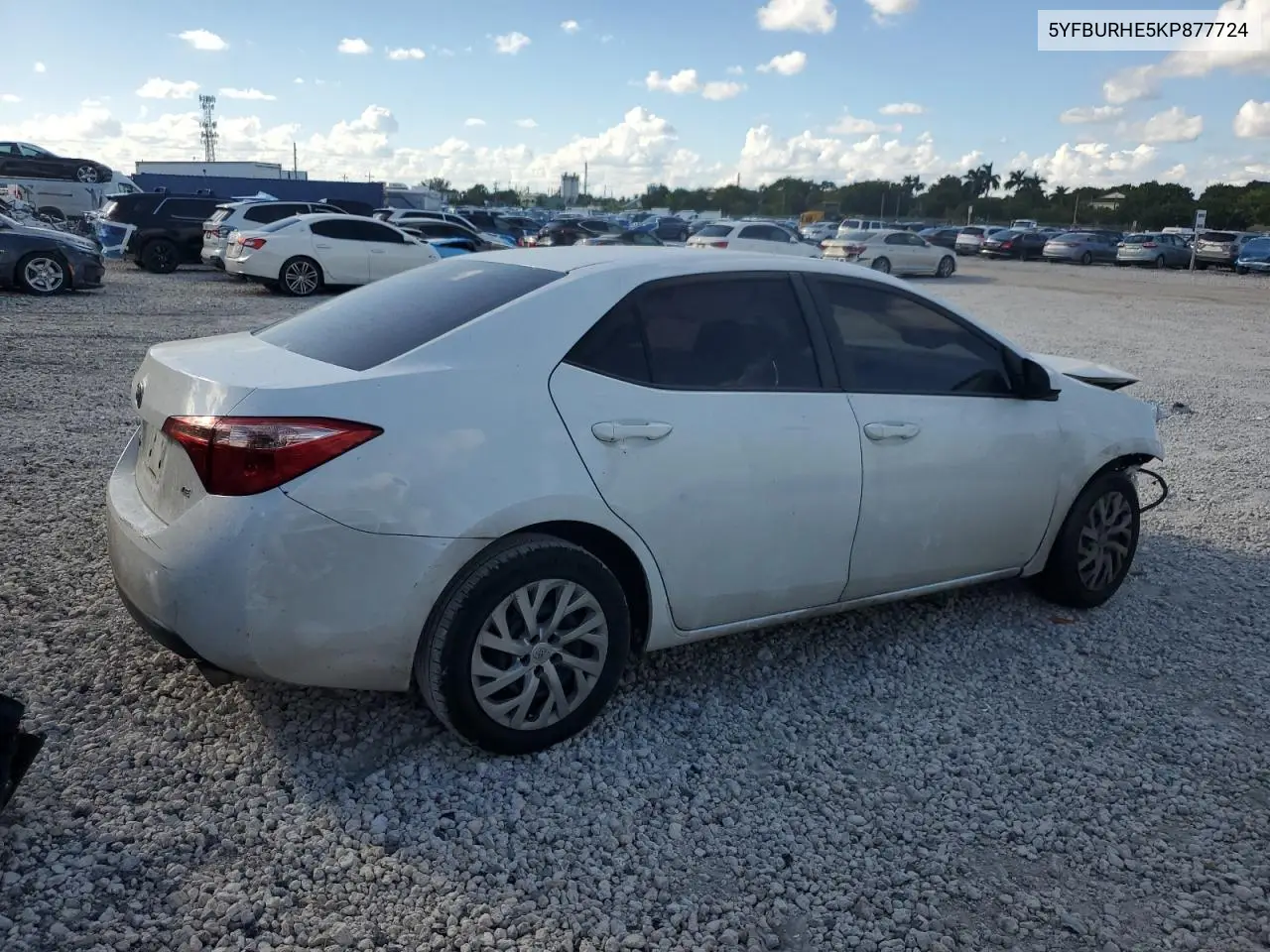 5YFBURHE5KP877724 2019 Toyota Corolla Le