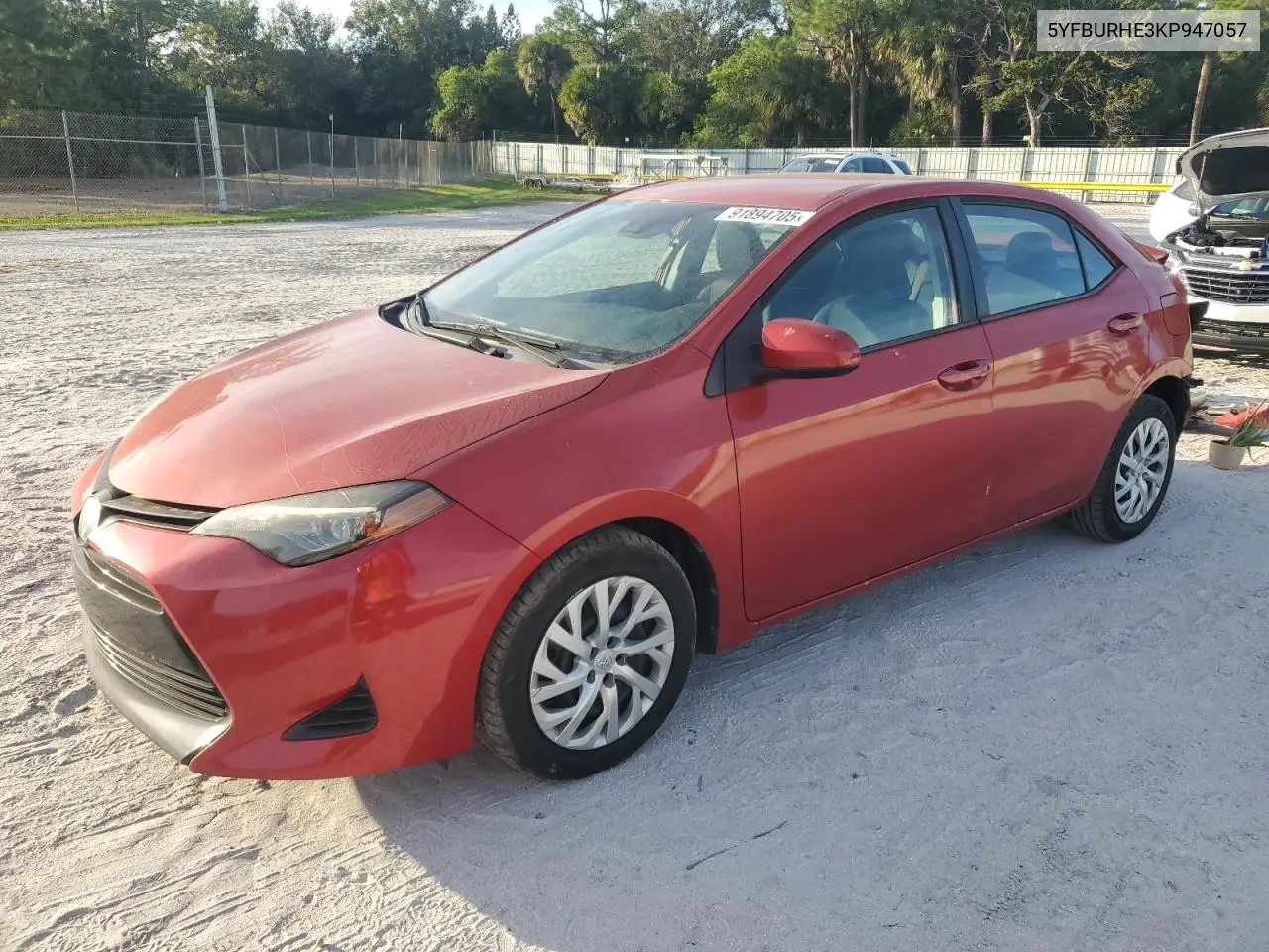 5YFBURHE3KP947057 2019 Toyota Corolla L