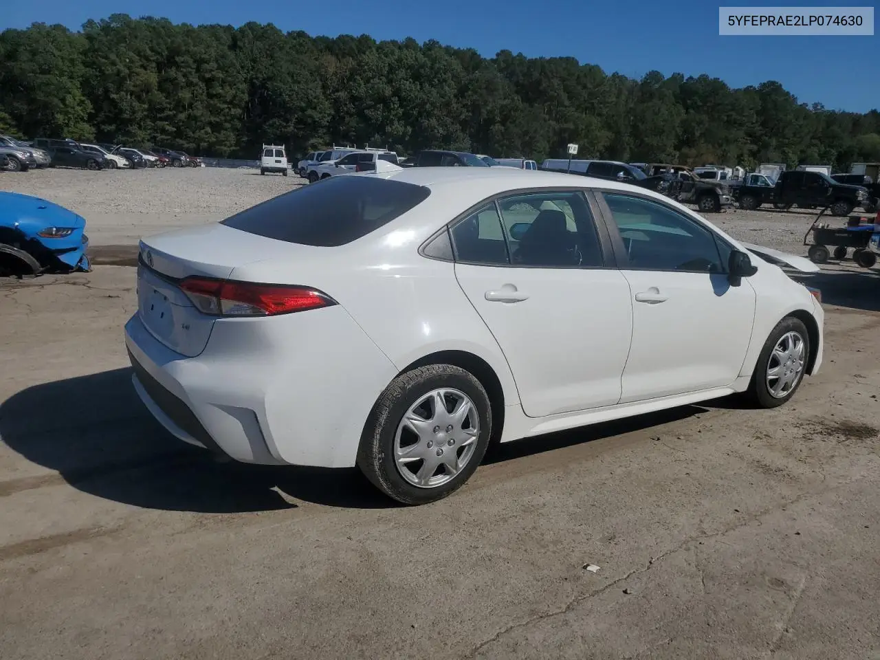 5YFEPRAE2LP074630 2020 Toyota Corolla Le