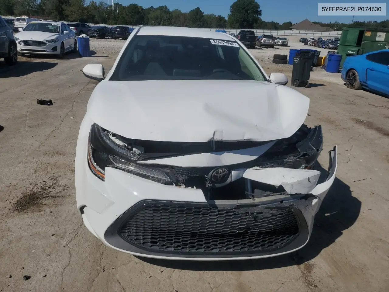 5YFEPRAE2LP074630 2020 Toyota Corolla Le