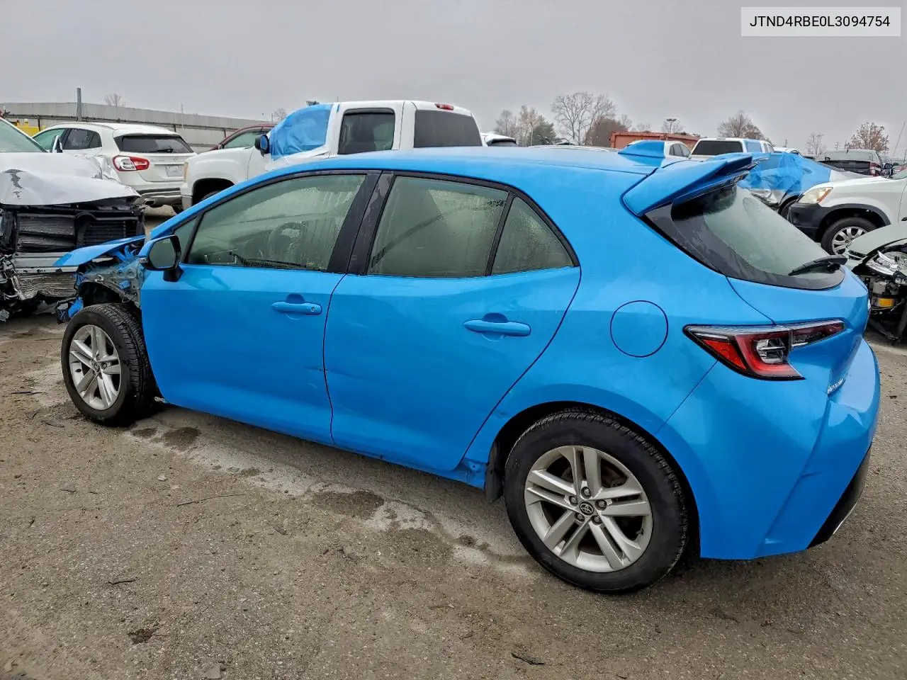 JTND4RBE0L3094754 2020 Toyota Corolla Se