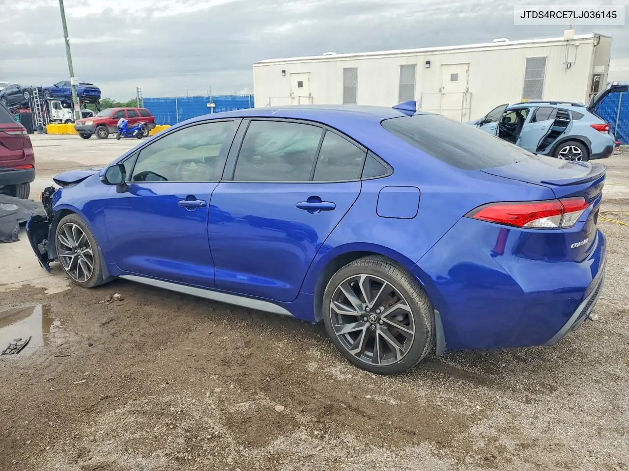 2020 Toyota Corolla Se VIN: JTDS4RCE7LJ036145 Lot: 54897126