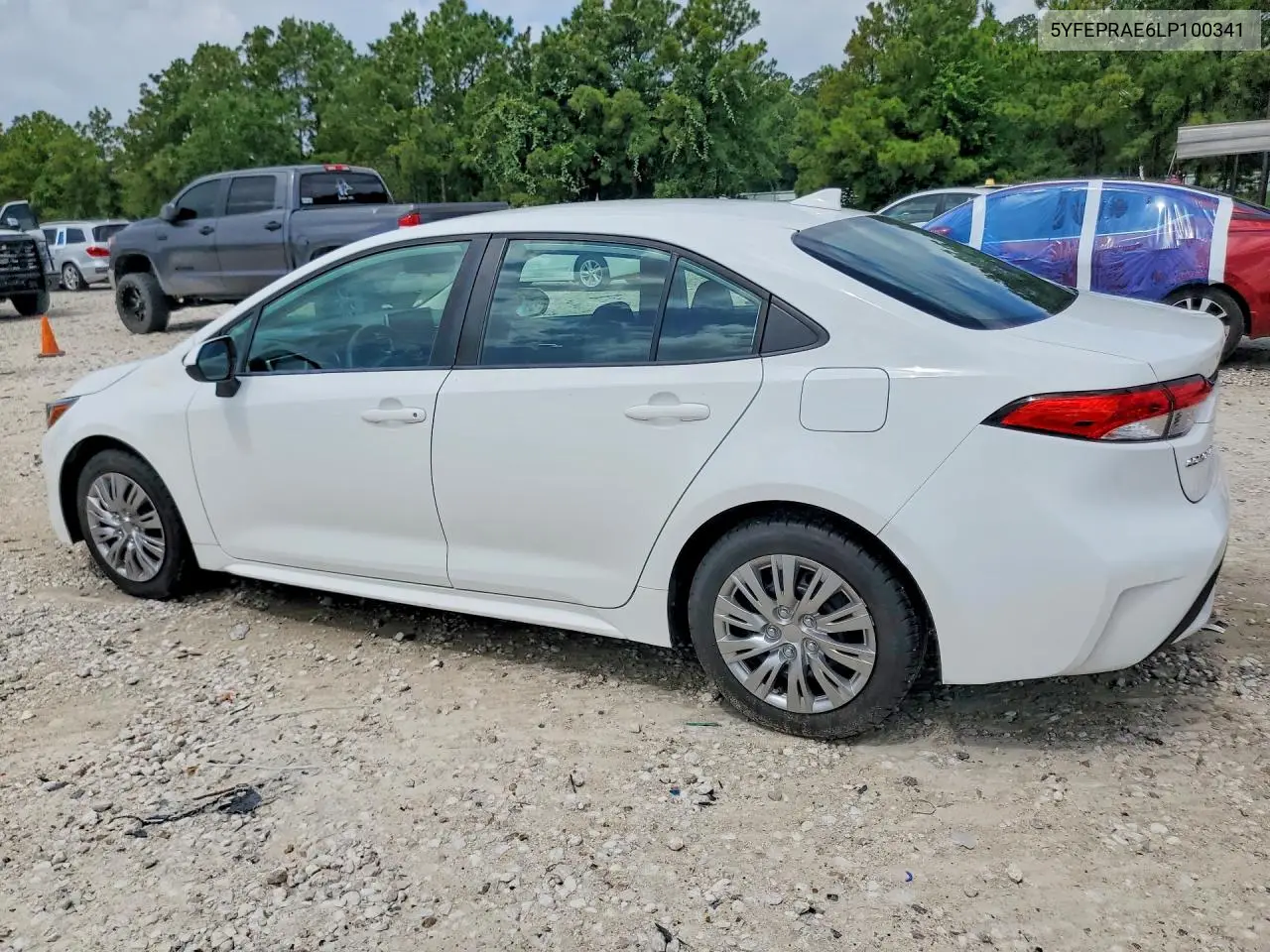 2020 Toyota Corolla Le VIN: 5YFEPRAE6LP100341 Lot: 57929956