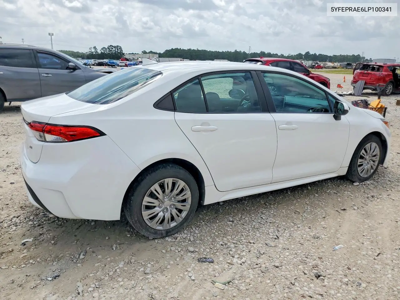 2020 Toyota Corolla Le VIN: 5YFEPRAE6LP100341 Lot: 57929956
