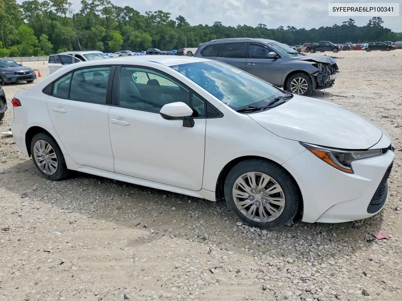2020 Toyota Corolla Le VIN: 5YFEPRAE6LP100341 Lot: 57929956