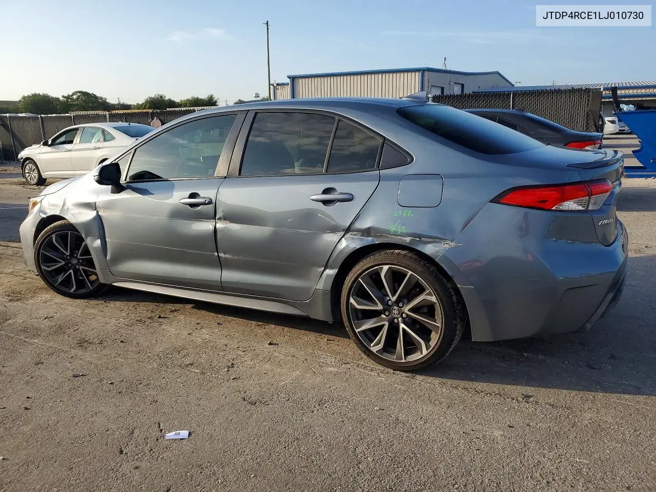 2020 Toyota Corolla Se VIN: JTDP4RCE1LJ010730 Lot: 58701006