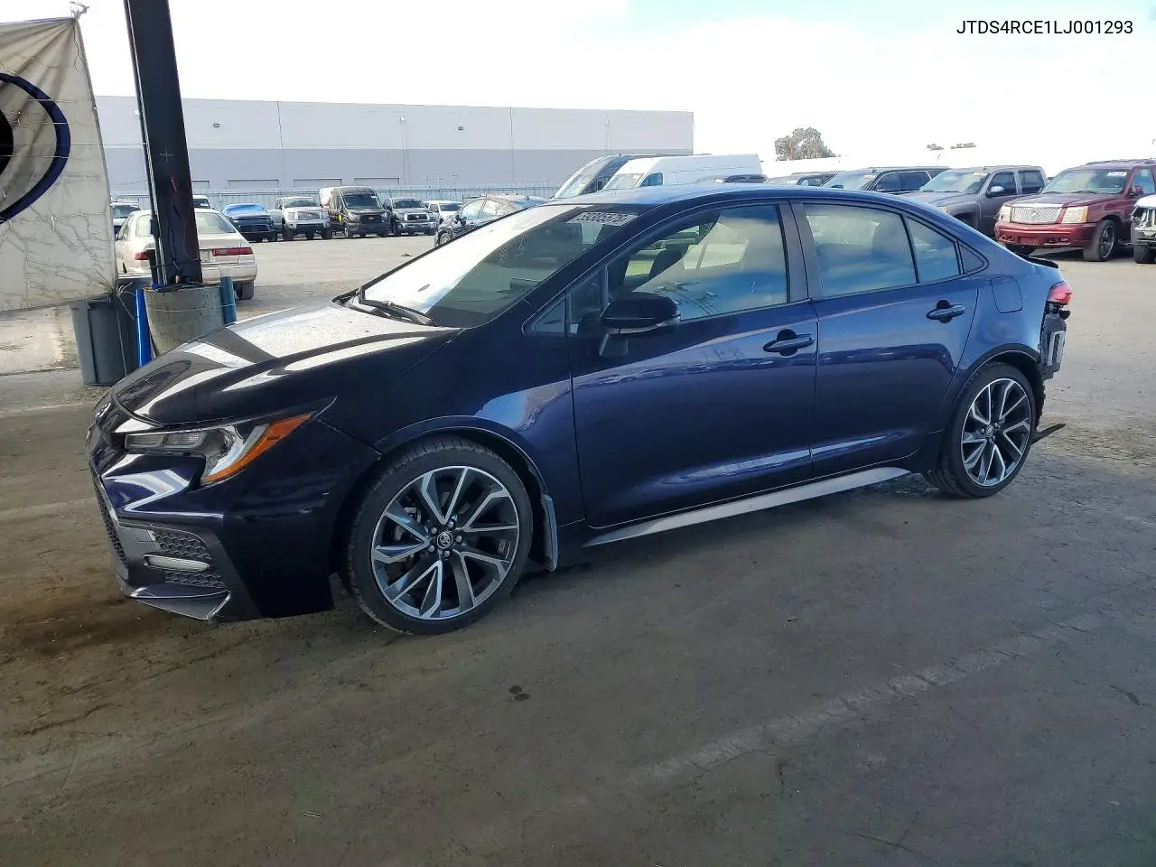2020 Toyota Corolla Se VIN: JTDS4RCE1LJ001293 Lot: 59385576