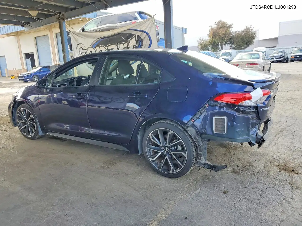 2020 Toyota Corolla Se VIN: JTDS4RCE1LJ001293 Lot: 59385576