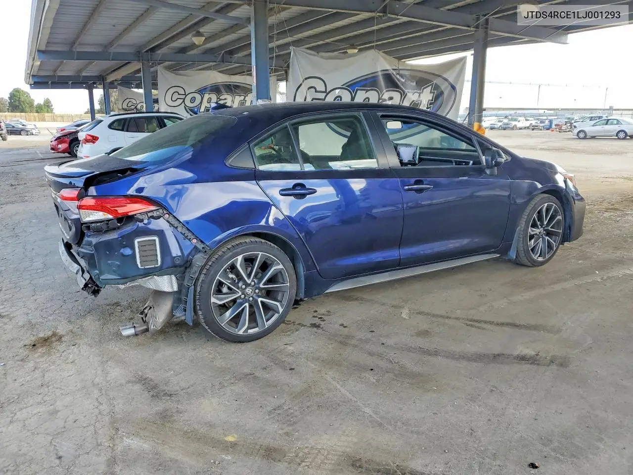 2020 Toyota Corolla Se VIN: JTDS4RCE1LJ001293 Lot: 59385576