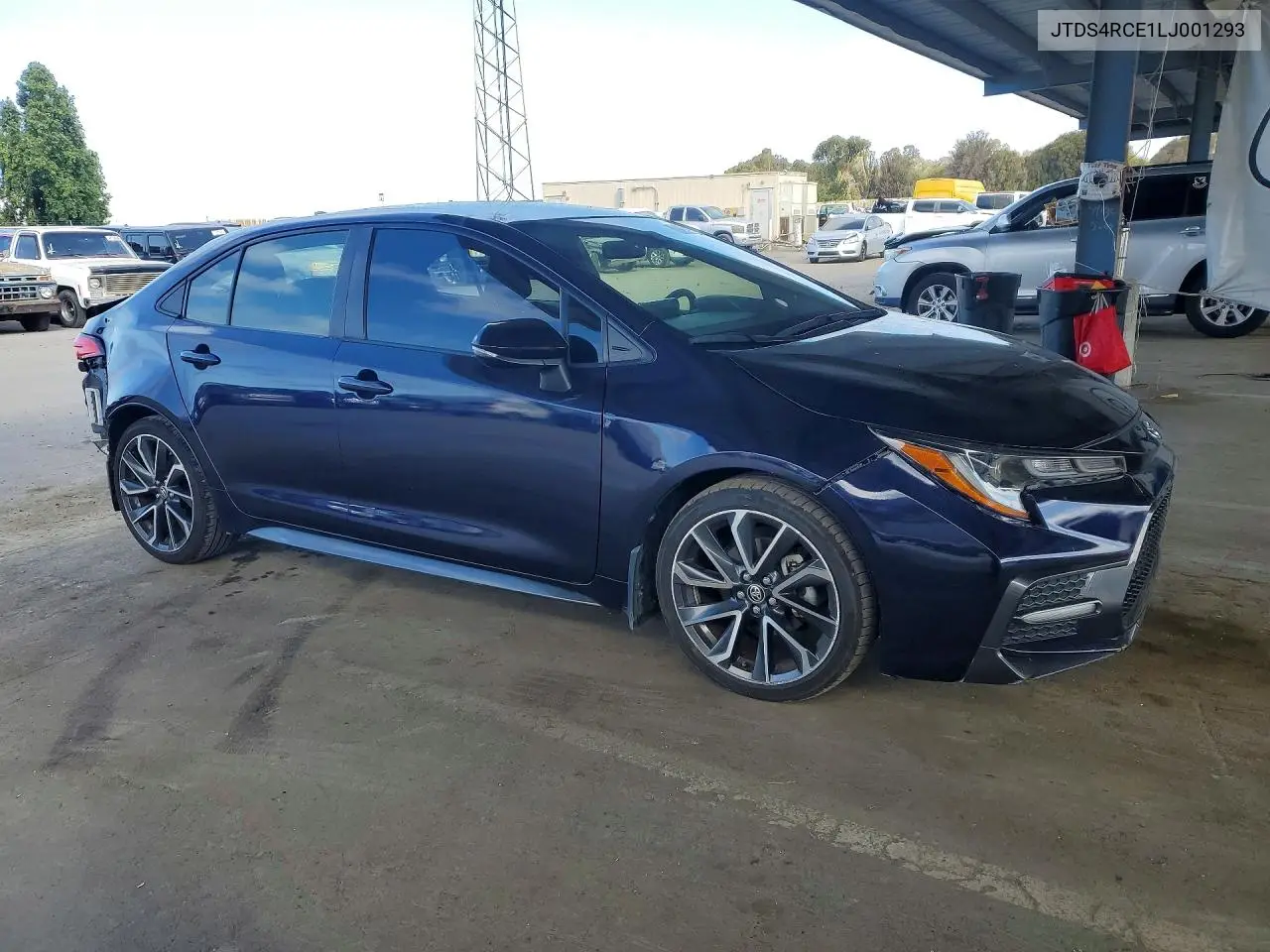 2020 Toyota Corolla Se VIN: JTDS4RCE1LJ001293 Lot: 59385576