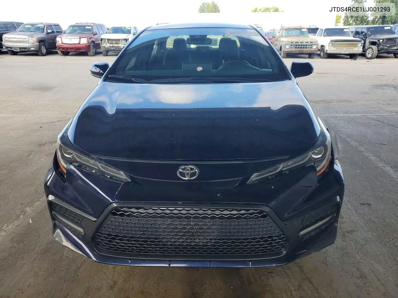 2020 Toyota Corolla Se VIN: JTDS4RCE1LJ001293 Lot: 59385576