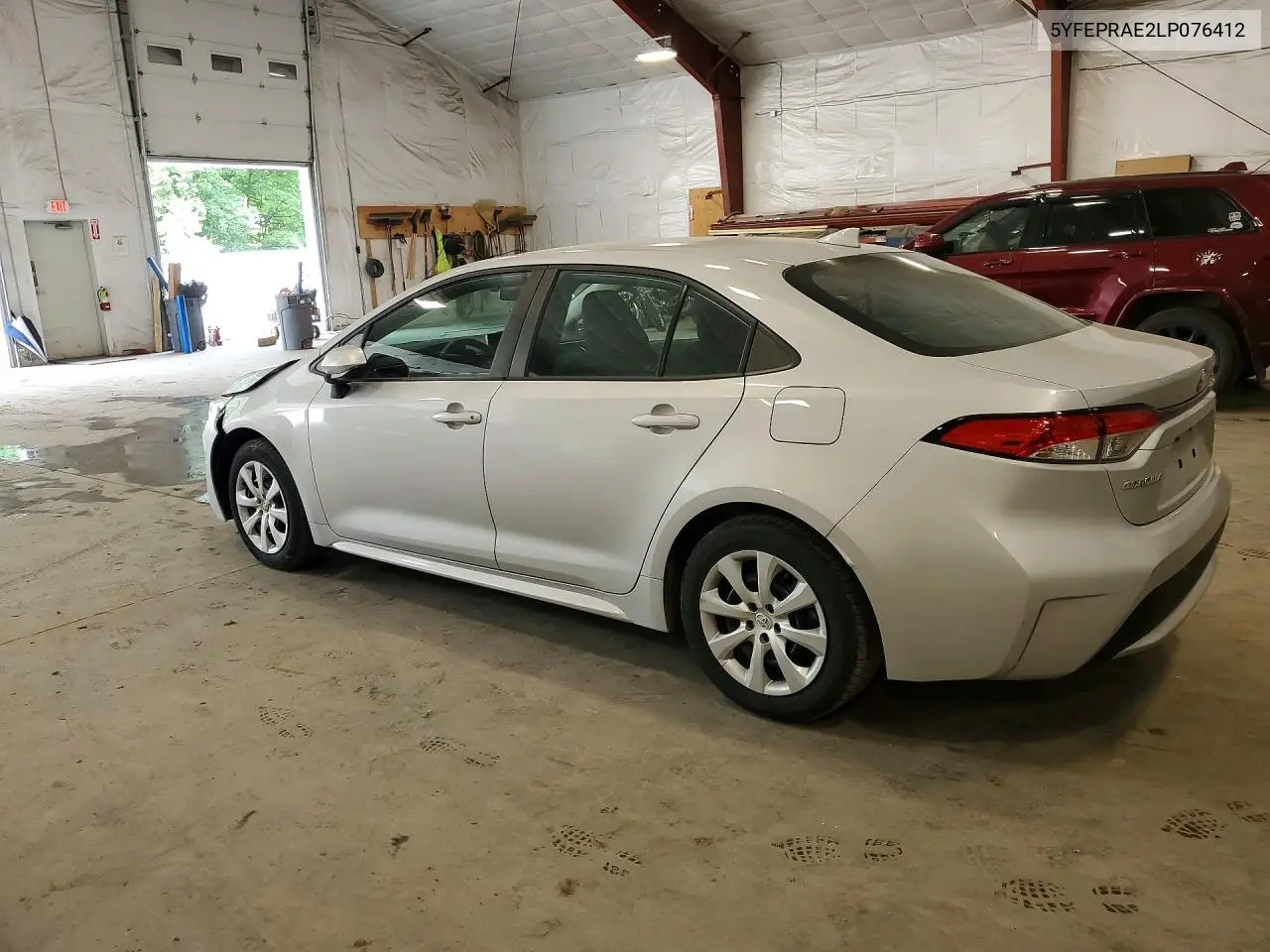 2020 Toyota Corolla Le VIN: 5YFEPRAE2LP076412 Lot: 60588576